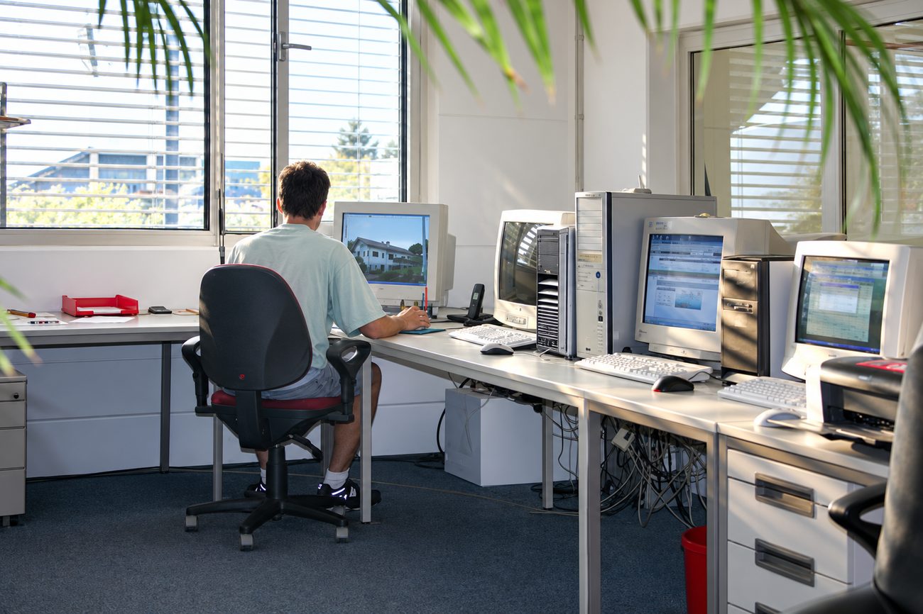 CAD-Arbeitsplätze im Konstruktionsbüro
