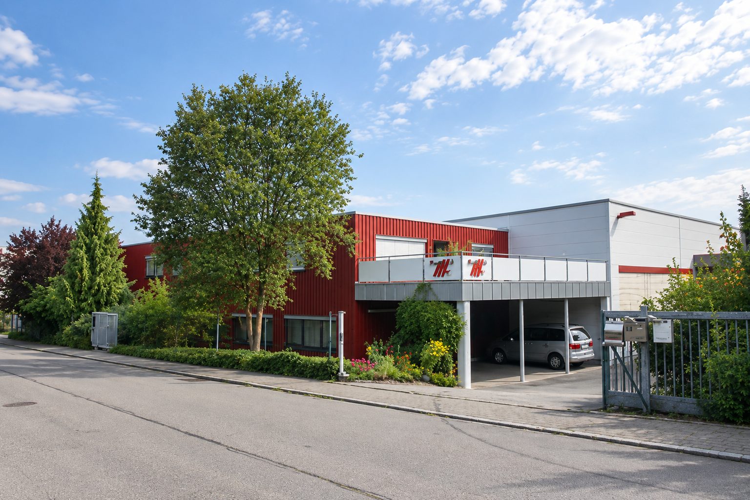 Firmengebäude in der Abtsäckerstraße in Weinsberg